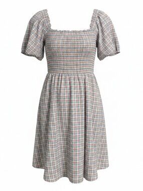 Madewell Seersucker Lucie Tie-Back Mini Dress - Size M